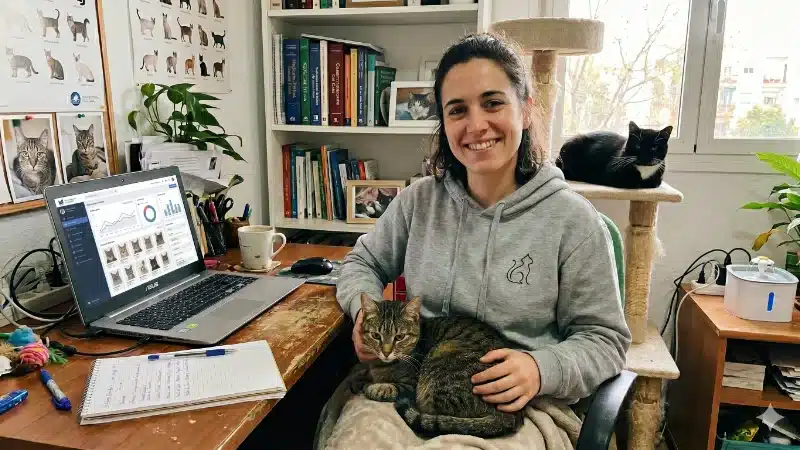 julia vega gatos plus